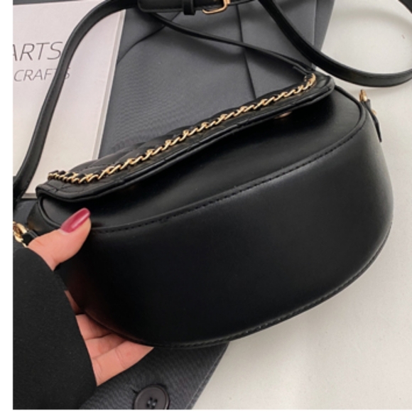 Brand New  Small Women Saddle Shoulder Bags PU Leather Crossbody … - Picture 6 of 6